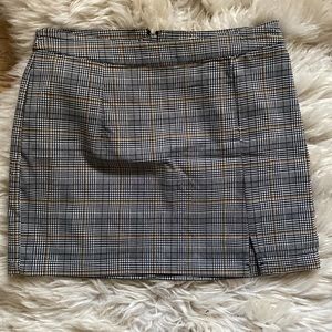 Garage plaid skirt